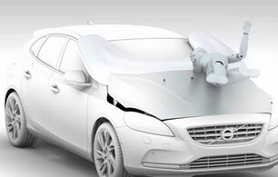 Концерн Volvo представил подушку безопасности для пешехода